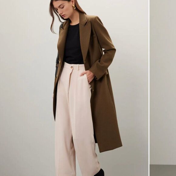 BA&SH Shen off-white trouser pants size 40 size 8 EUC - Picture 6 of 13